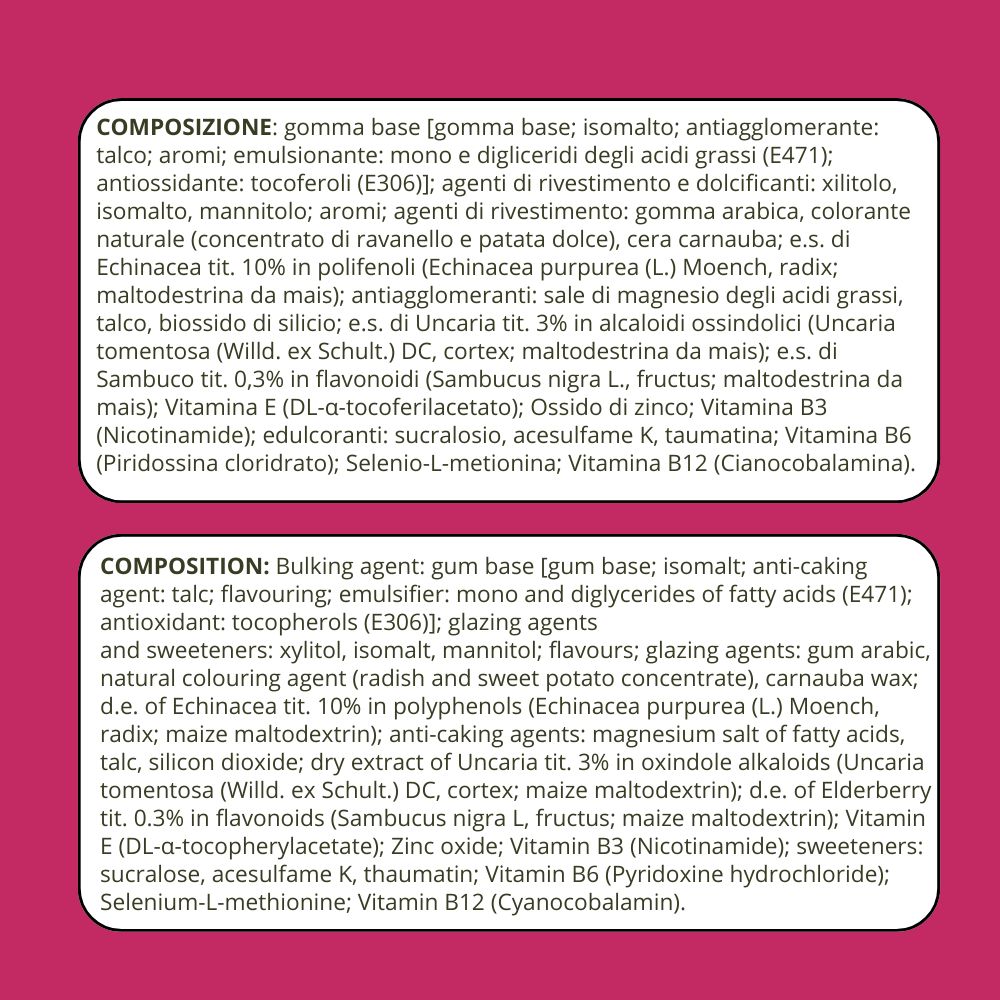 Boost Immuno Gum - per sistema immunitario