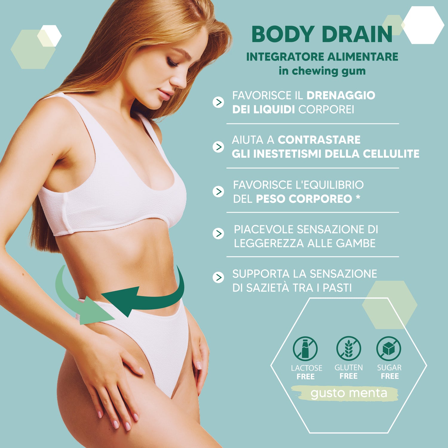 Body Drain - integratore alimentare drenaggio liquidi corporei