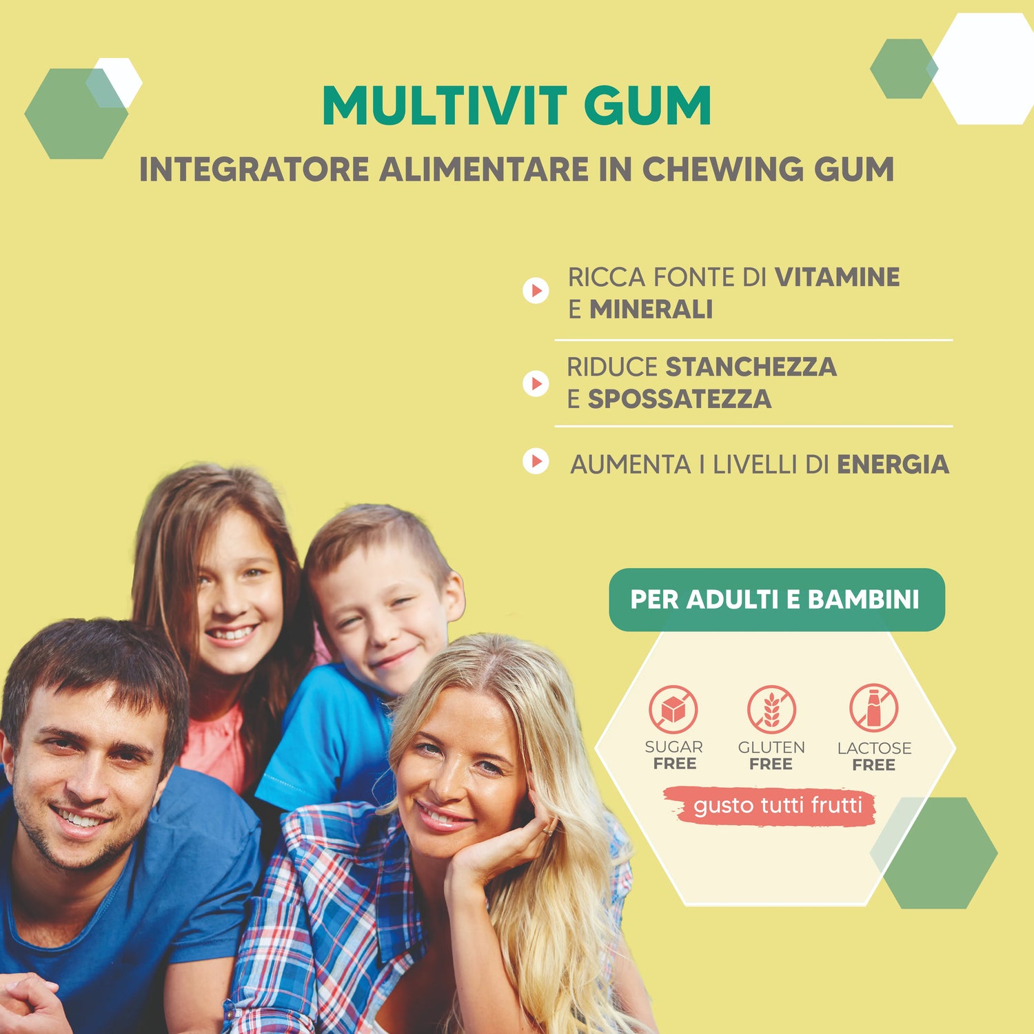 Multivit Gum - per apporto multivitaminico