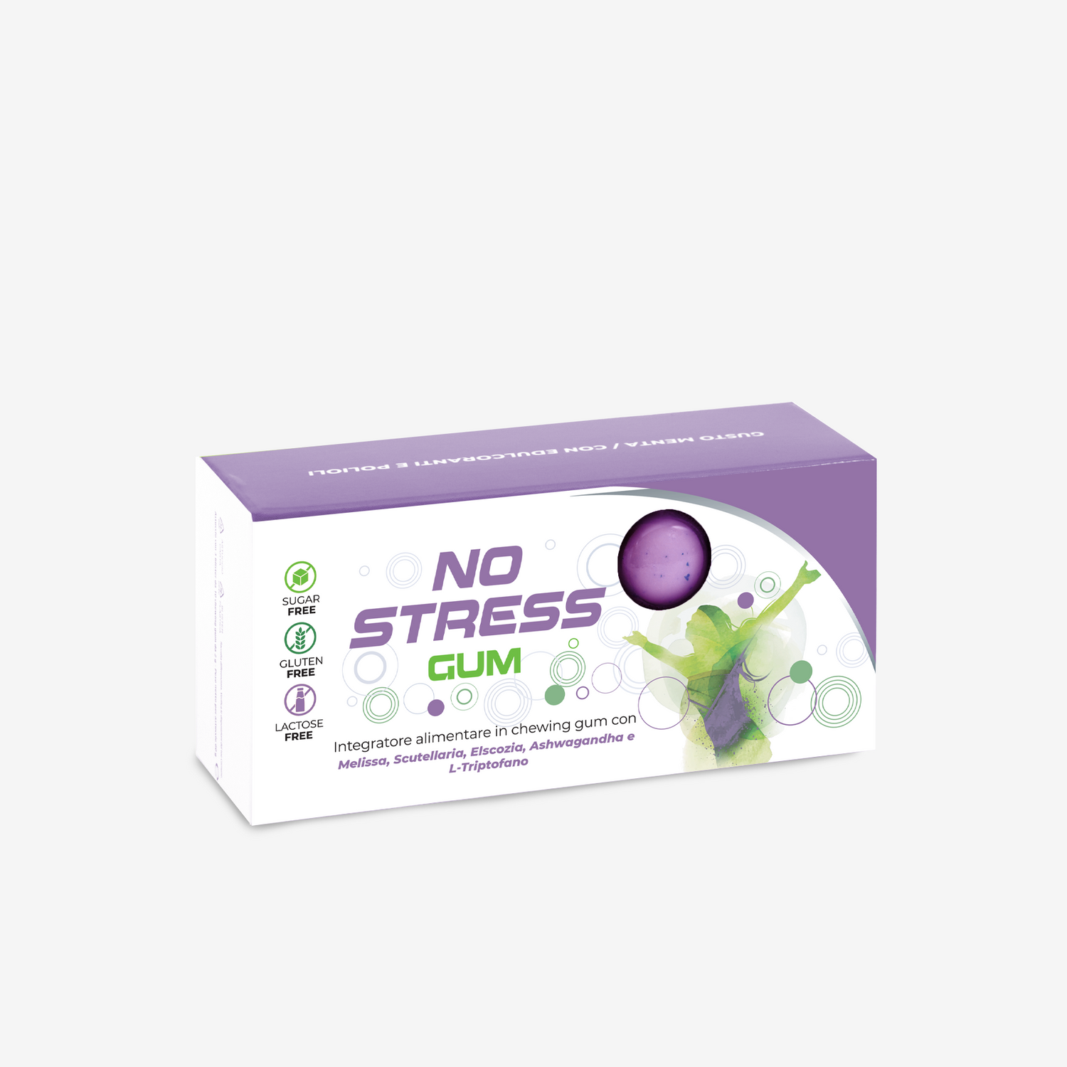 No Stress Gum - Supplement for Better Rest and Relaxation
