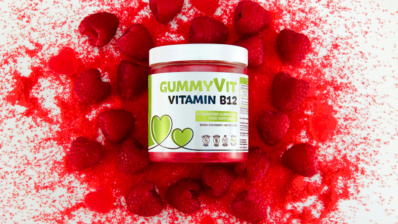 Gummyvit Vitamin B12 - for Vitamin B12 supply, fatigue and tiredness